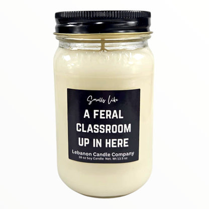 Feral Classroom Funny Teacher Candle