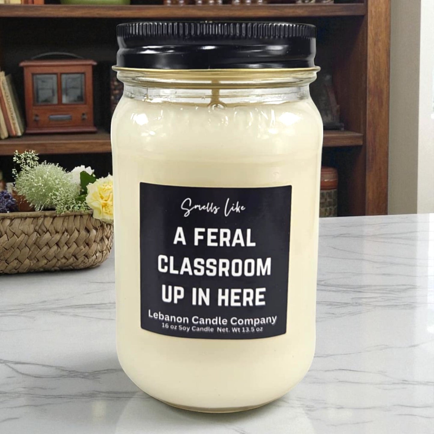 Feral Classroom Funny Teacher Candle