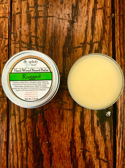 Rugged Hard Wired Beard Balm