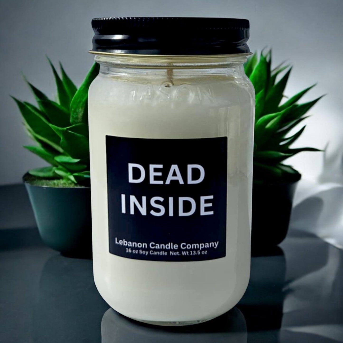 Dead Inside Funny Candle