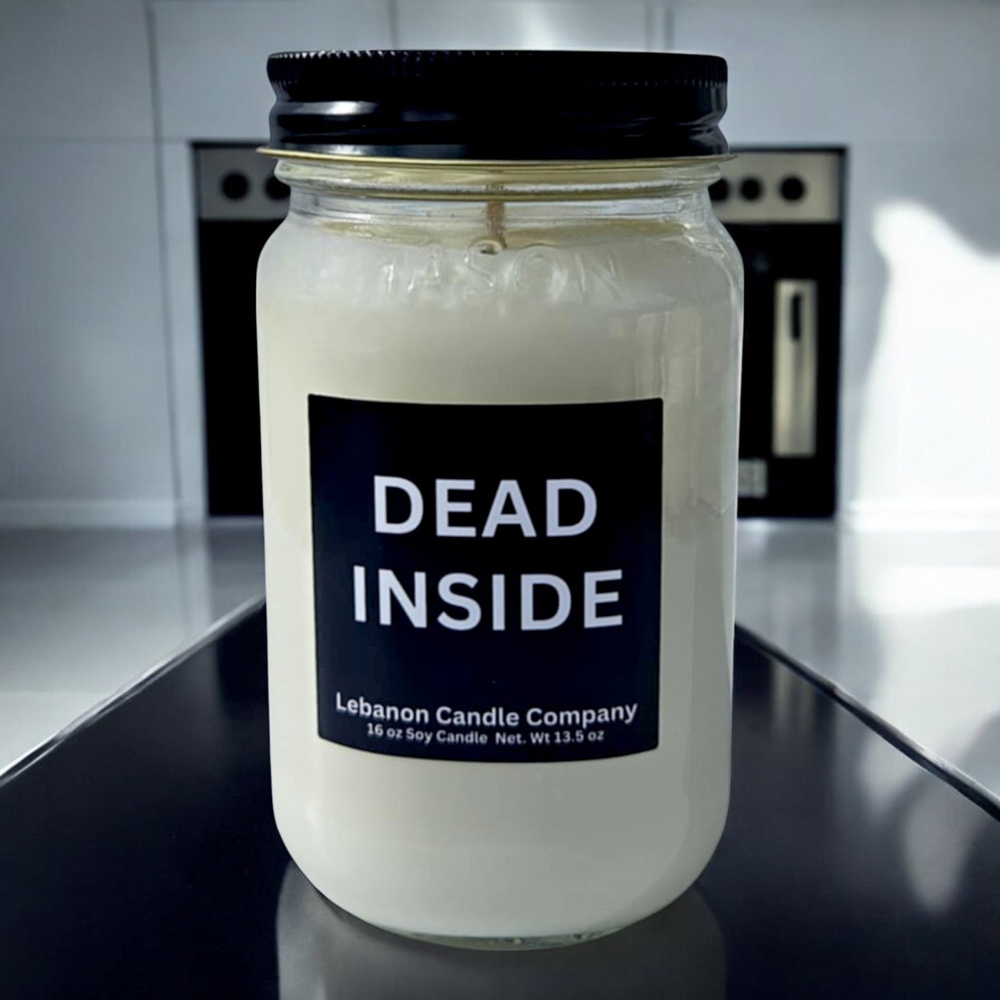 Dead Inside Funny Candle
