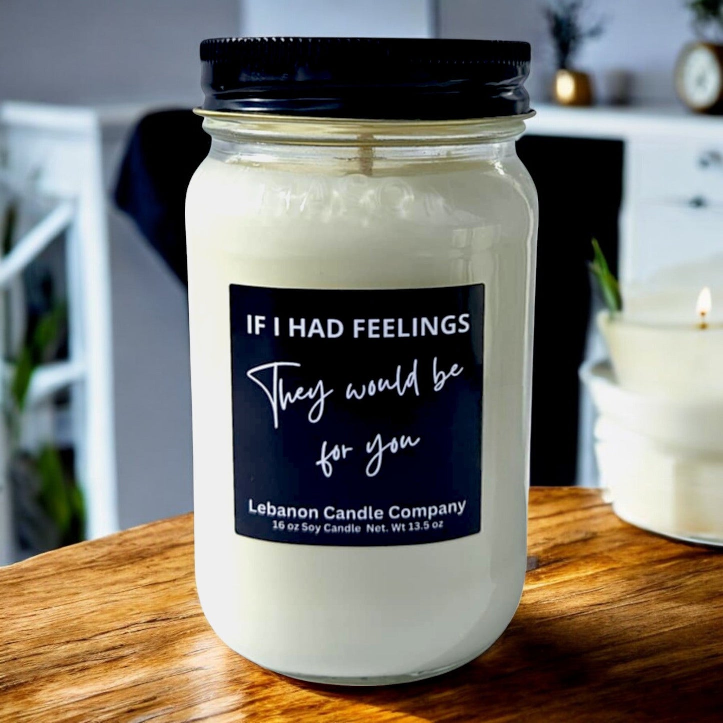 If I Had Feelings They Would Be For You Funny Candle
