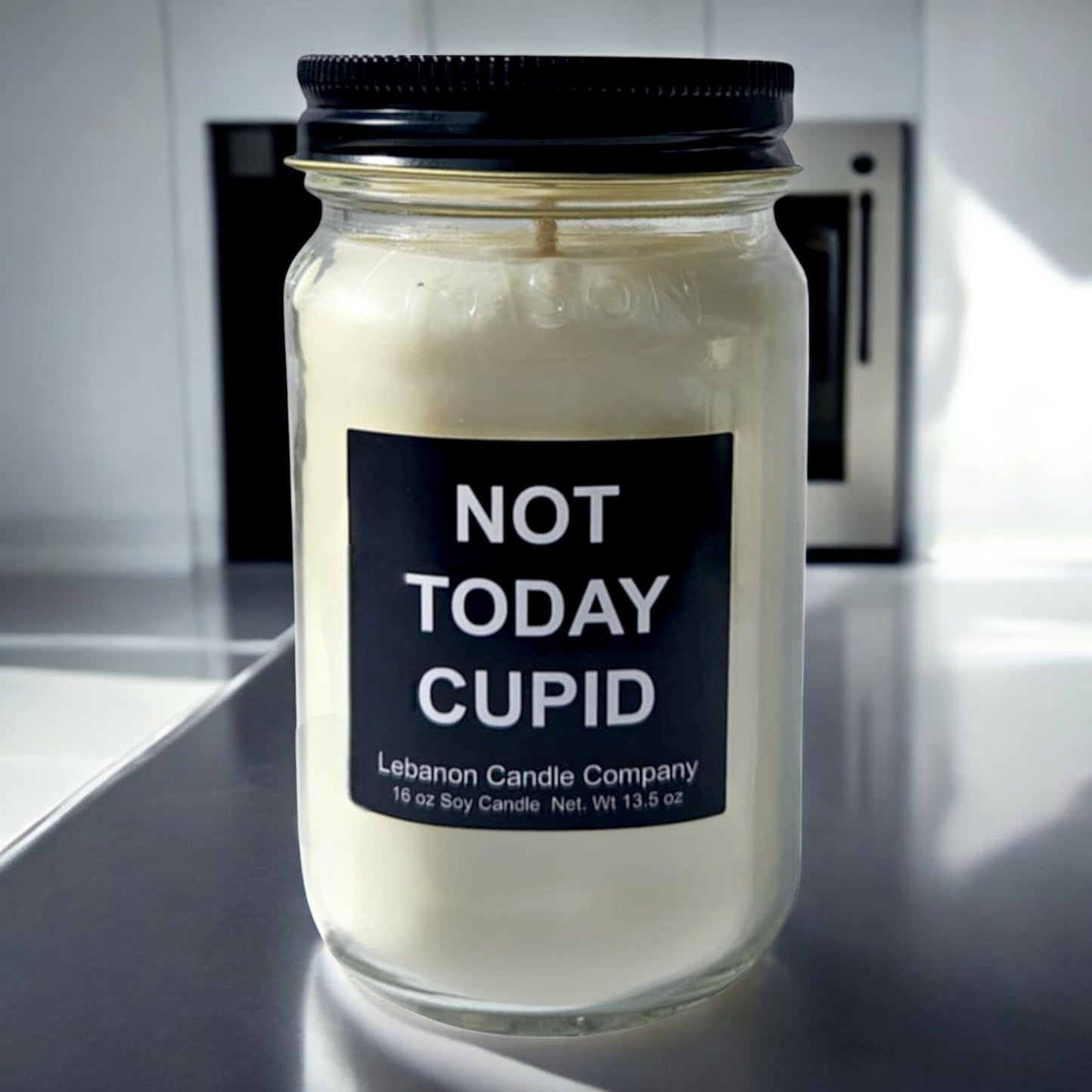 Not Today Cupid Funny Candle