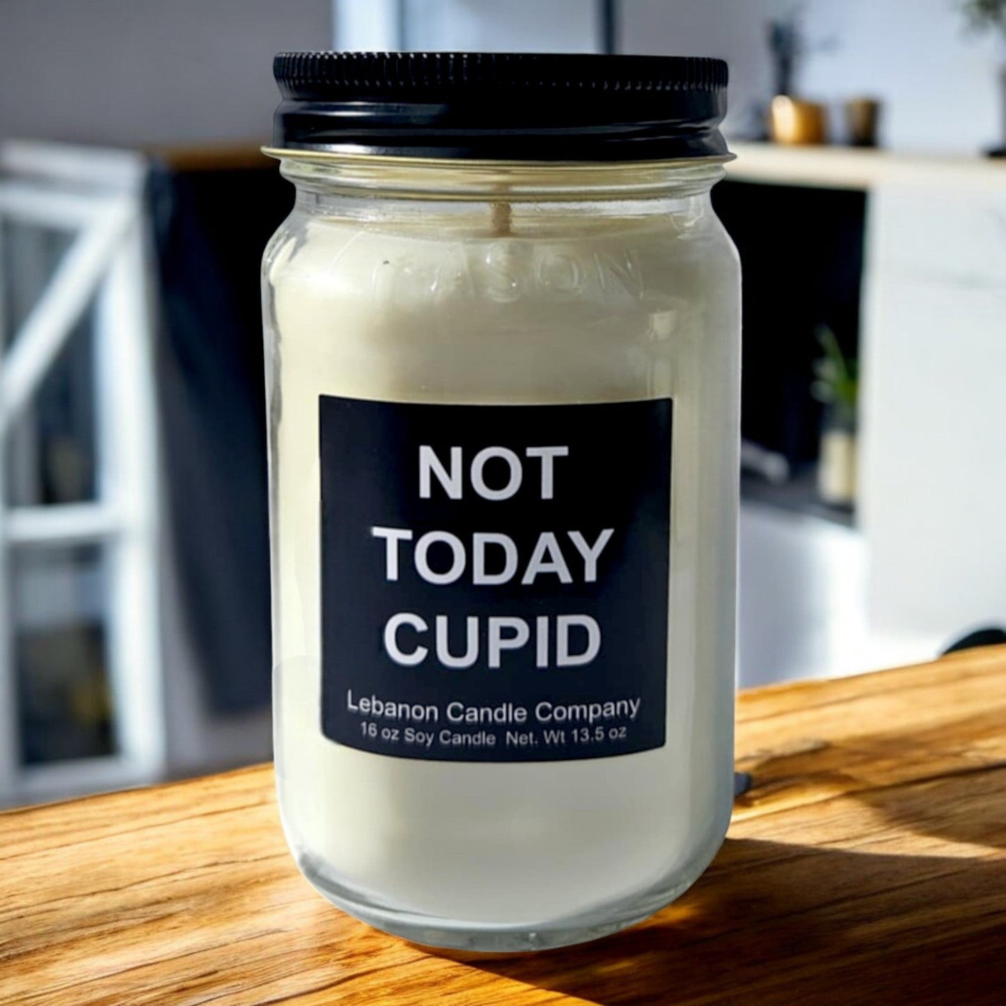 Not Today Cupid Funny Candle