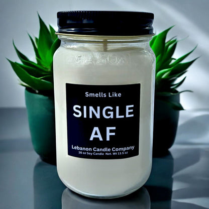 Single AF Funny Candle