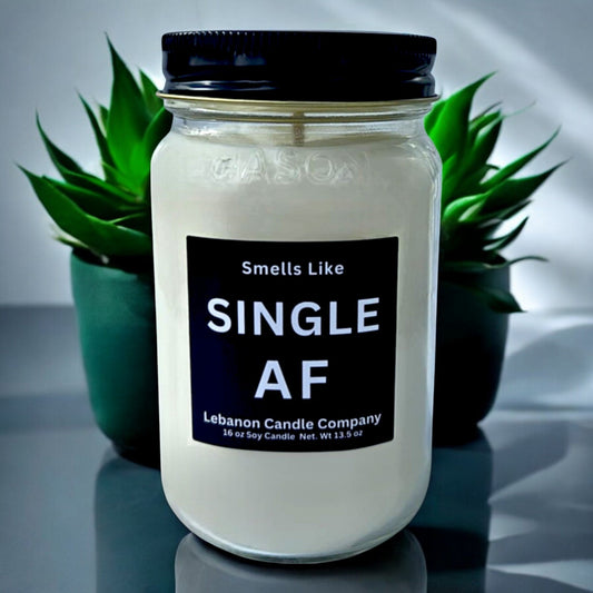 Single AF Funny Candle