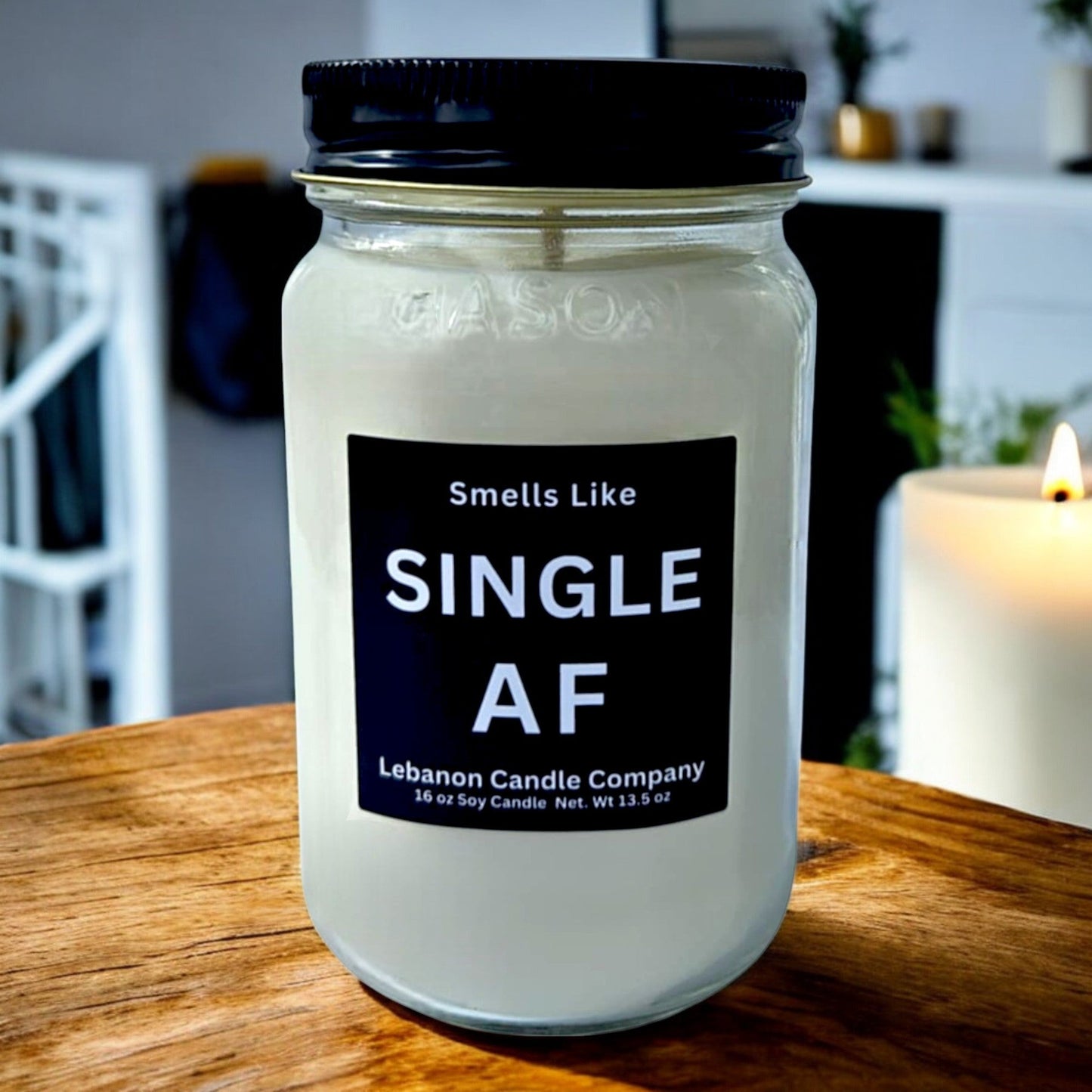 Single AF Funny Candle