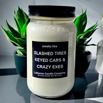 Crazy Exes Funny Candle