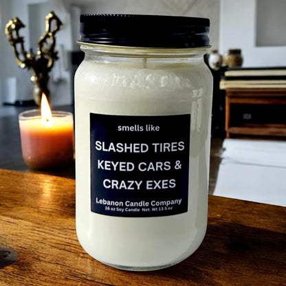 Crazy Exes Funny Candle