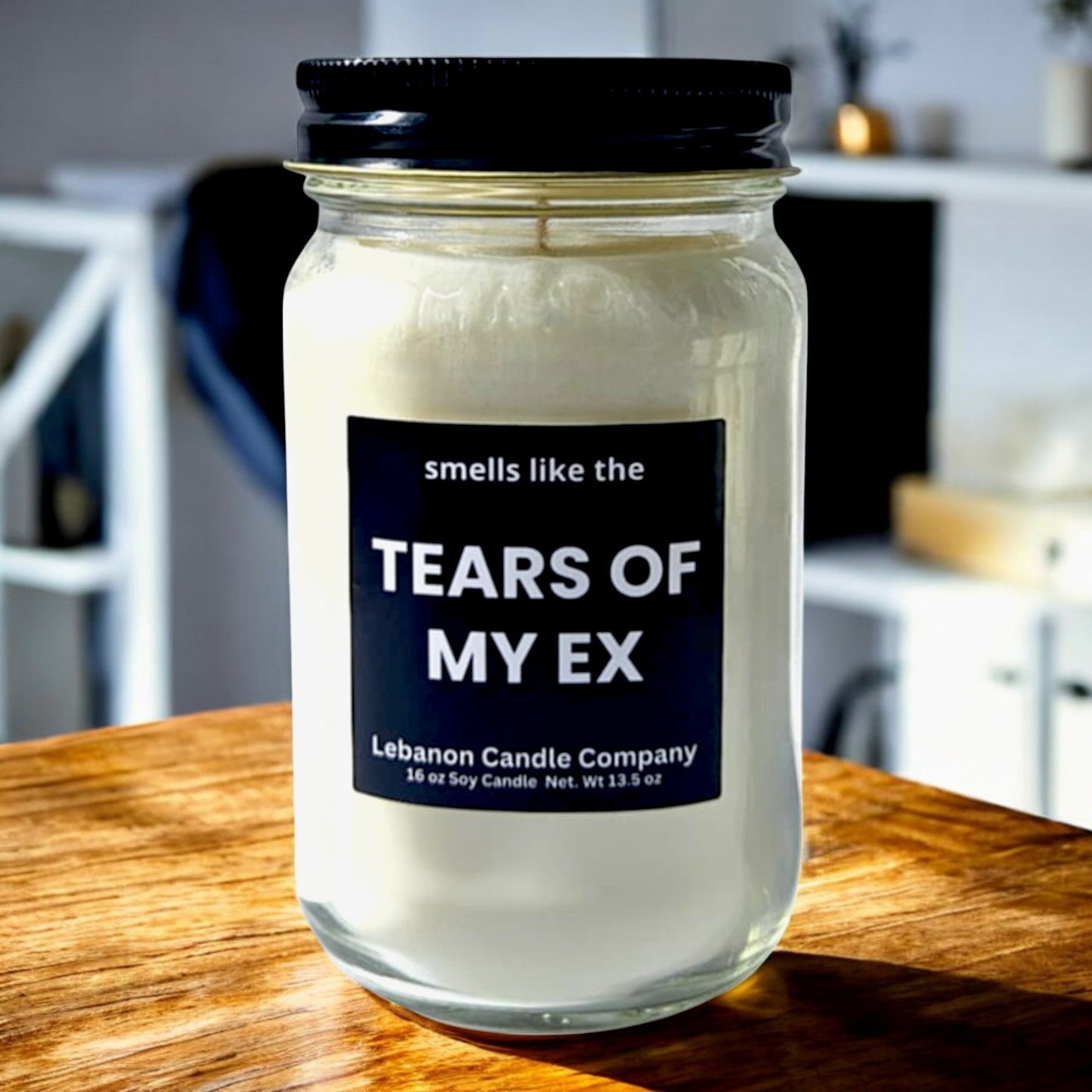 Smells Like The Tears Of My Ex Funny Candle