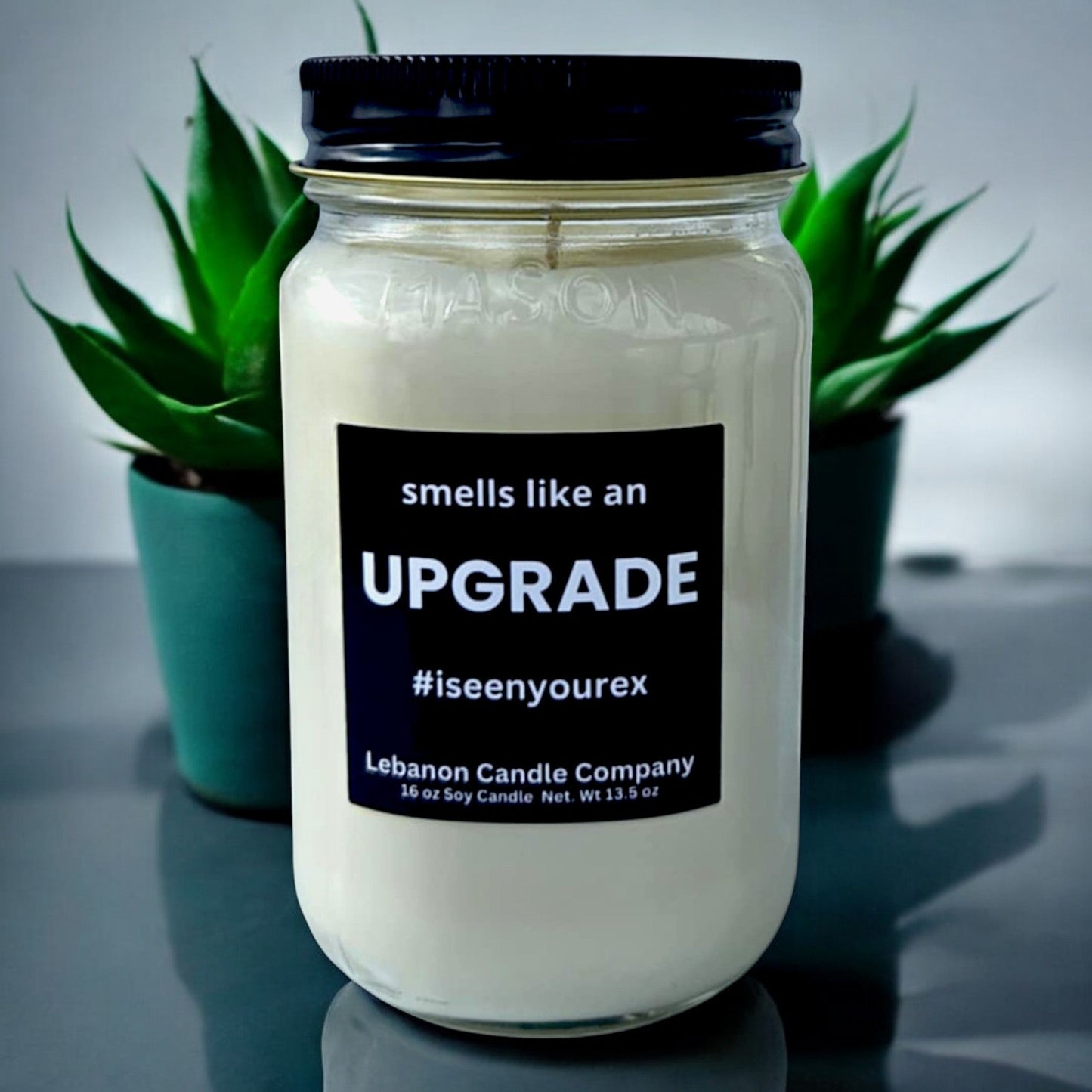 Smells Like An Upgrade Funny Candle