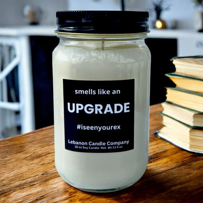 Smells Like An Upgrade Funny Candle