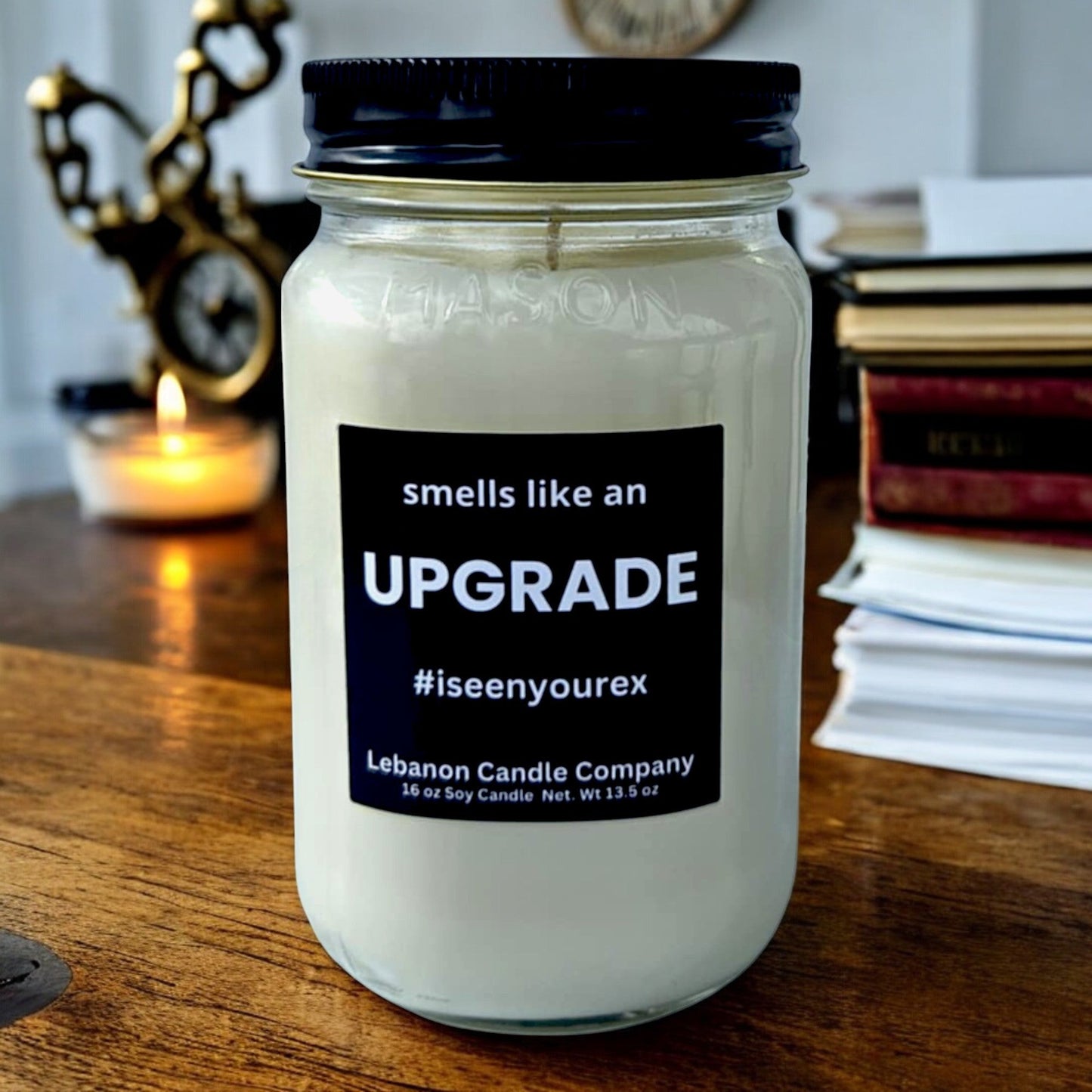 Smells Like An Upgrade Funny Candle