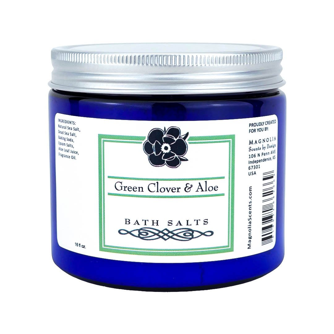 Green Clover & Aloe 16oz Bath Salts