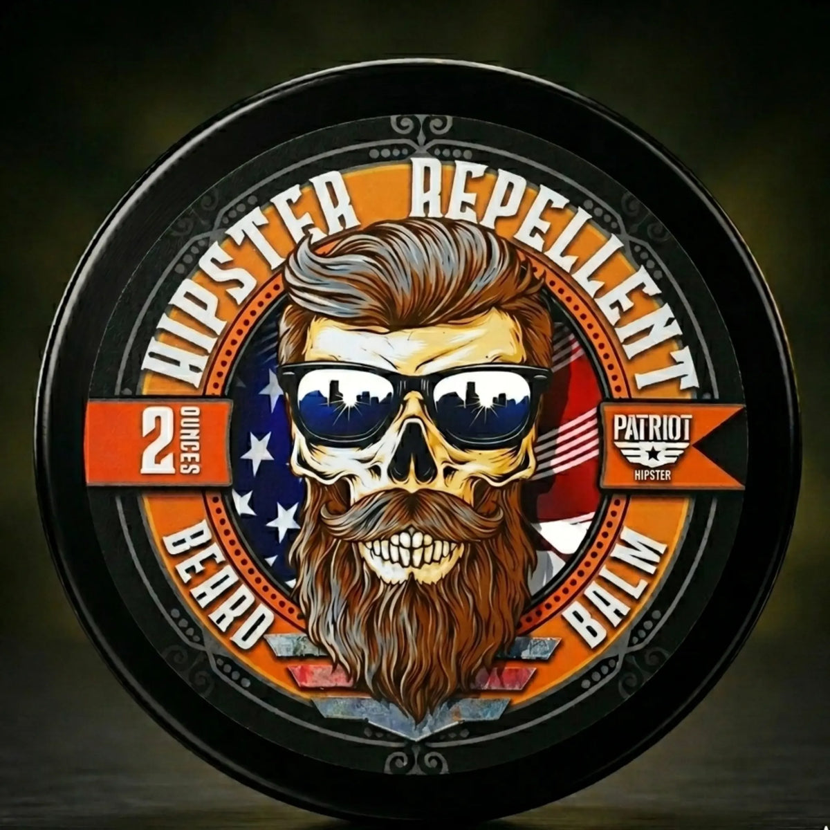 Hipster Repellent 2oz Beard Balm Citrus-Cedar-Sandalwood