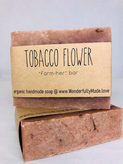Tobacco Flower Soap | Vegan Luxury Soap Bar | Natural