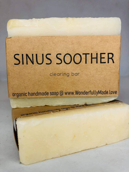 Sinus Help Care Package | Gift Bundle | Vapor Rub | Breathe Easy Natural Sinus Relief | Sinus Soother Handmade Soap | Organic Man woman Gift
