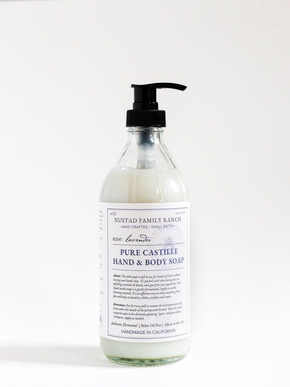 Castile Soap for Hand & Body