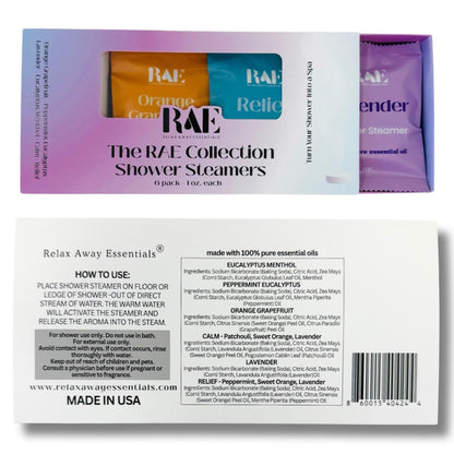 RAE Collection 6-Pack Variety | Aromatherapy Essential Oil | Spa Gift | Breathe | Relax