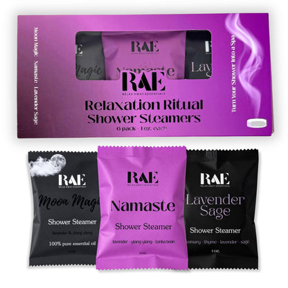 18 Shower Steamers - Relax & Unwind Bundle Pack - Shower Tablets Bulk - Lavender - Spa Gift