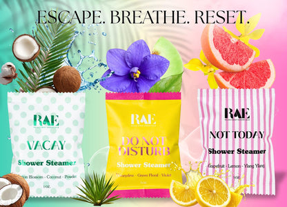 Calm The Chaos Shower Steamers 6 Pack | Gift for her | Aromatherapy | Essential Oils | Spa Gift |