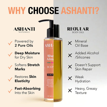 Shea & Almond Body Oil - Juicy Peach