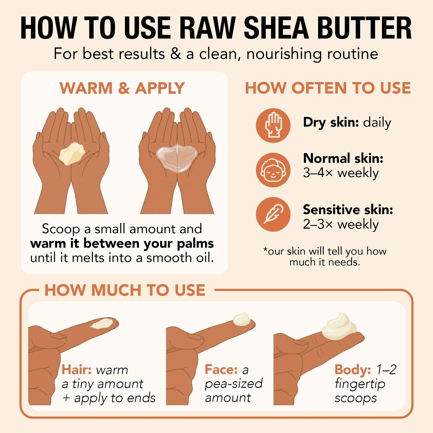 100% White Shea Butter - Creamy