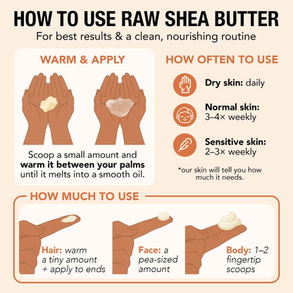 100% White Shea Butter - Creamy