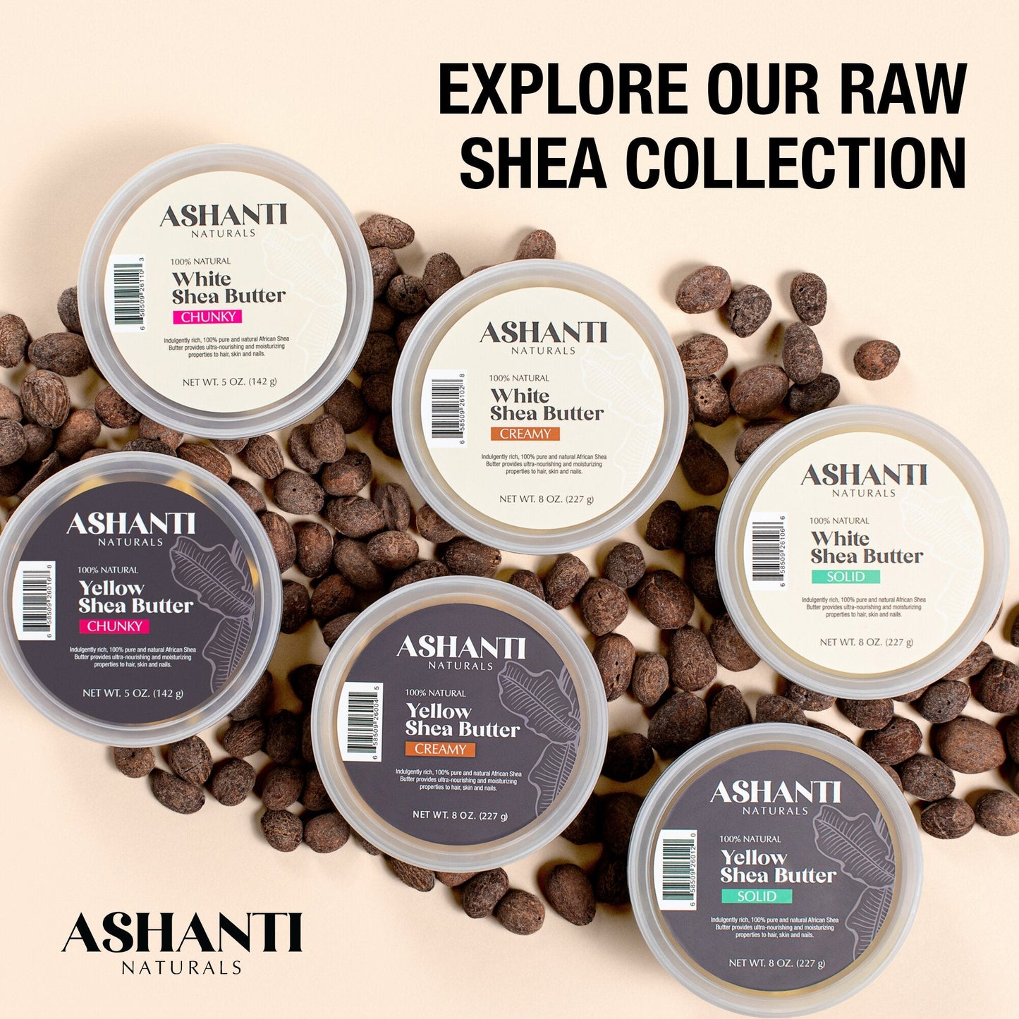 100% White Shea Butter - Creamy