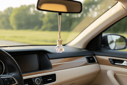 Natural Essential Oils Car Diffuser | Crystal-Infused