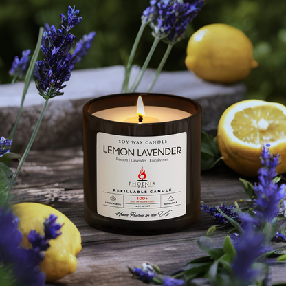 Lemon Lavender - Candle-Making Kit + Jar