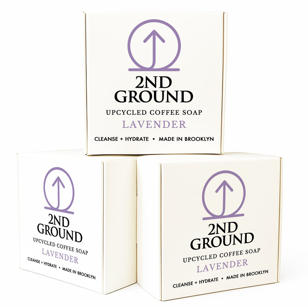 Lavender Coffee Soap — 2-in-1 Exfoliating Bar