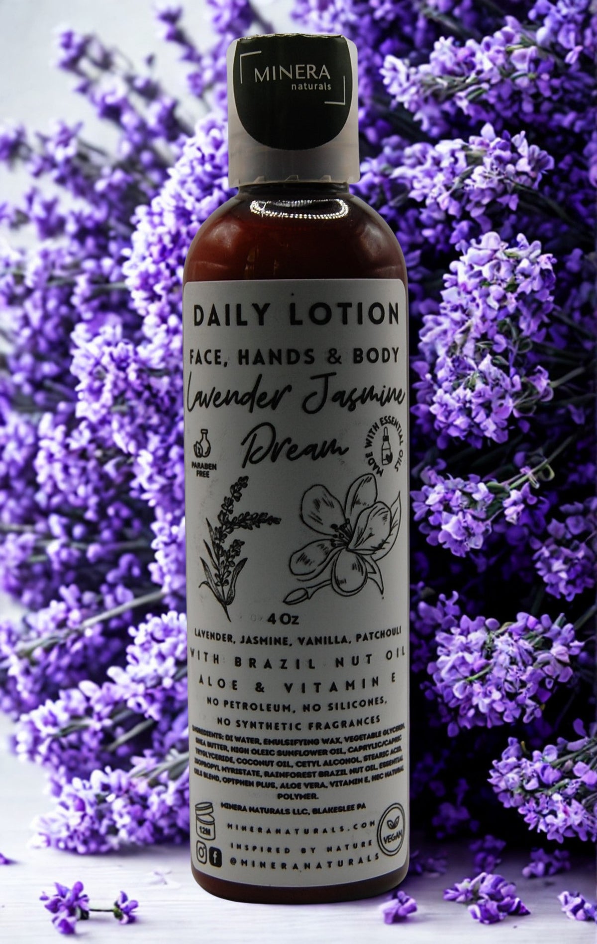 Face, Hands & Body Lavender Jasmine Dream Lotion