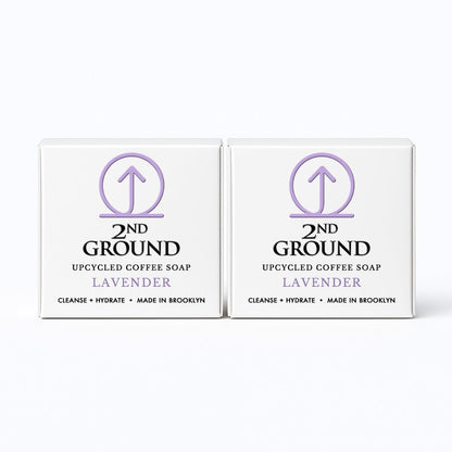 Lavender Coffee Soap — 2-in-1 Exfoliating Bar