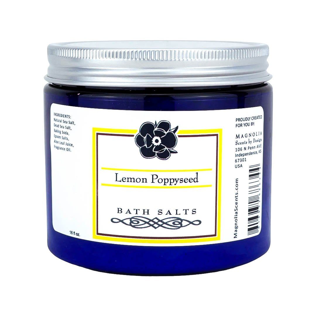 Lemon Poppyseed 16oz Bath Salts