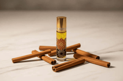 Cinnamon and Garnet Infusion Body Roll-On