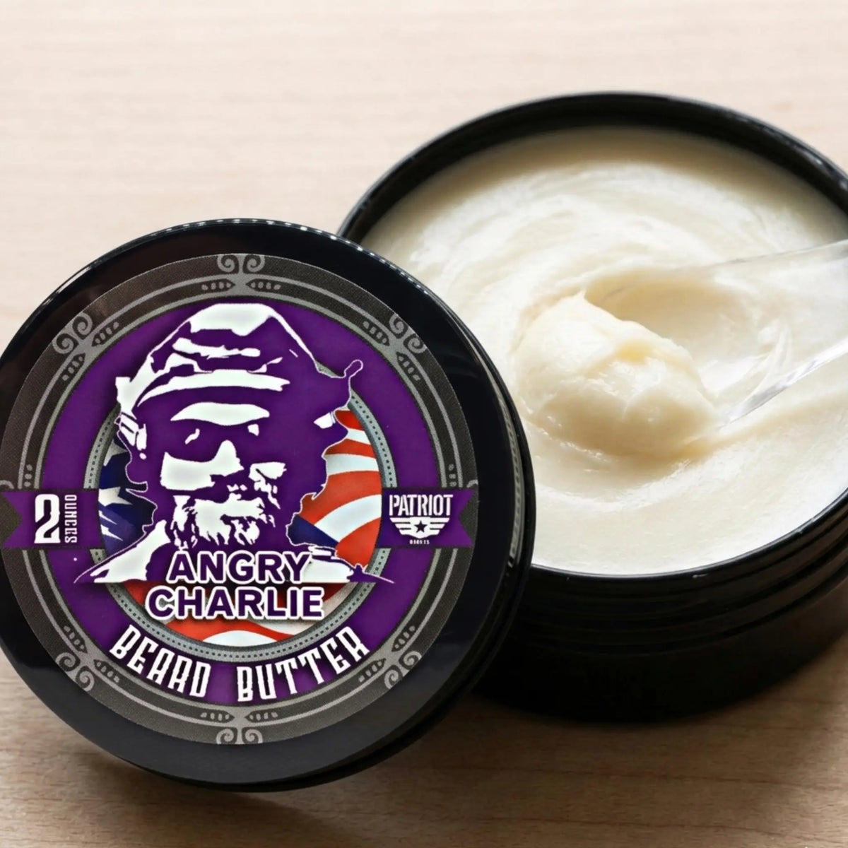 Angry Charlie 2oz Beard Balm Vanilla and Cedarwood Cologne