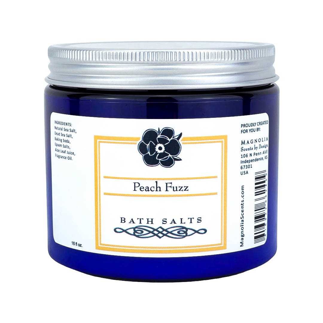 Peach Fuzz 16oz Bath Salts