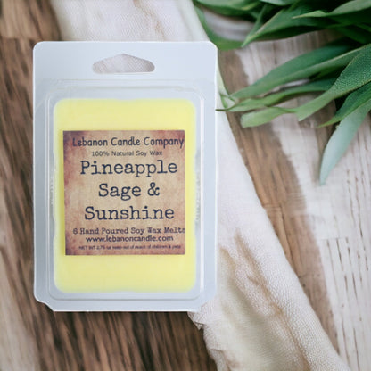 Pineapple Sage & Sunshine Wax Melt