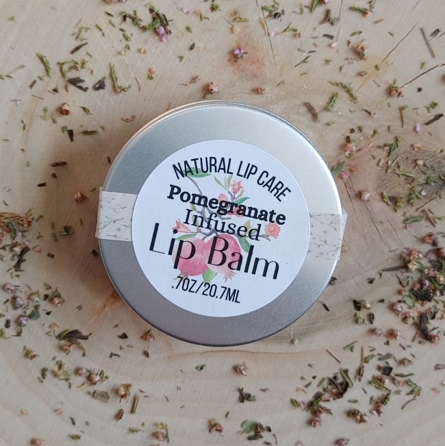 Pomegranate | Infused Lip Balm | Natural Lip Care
