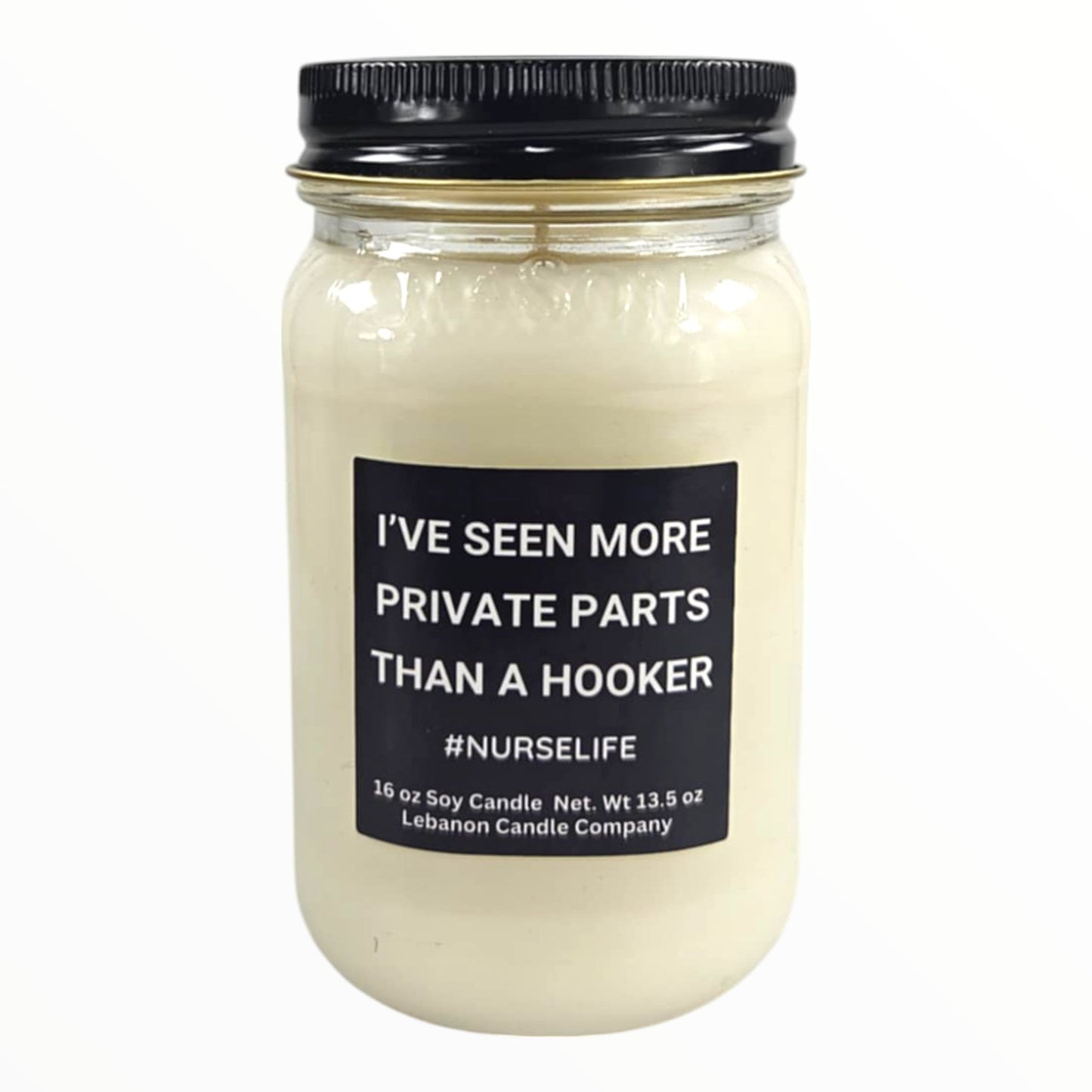 More Private Parts Than A Hooker Funny Nurse Candle