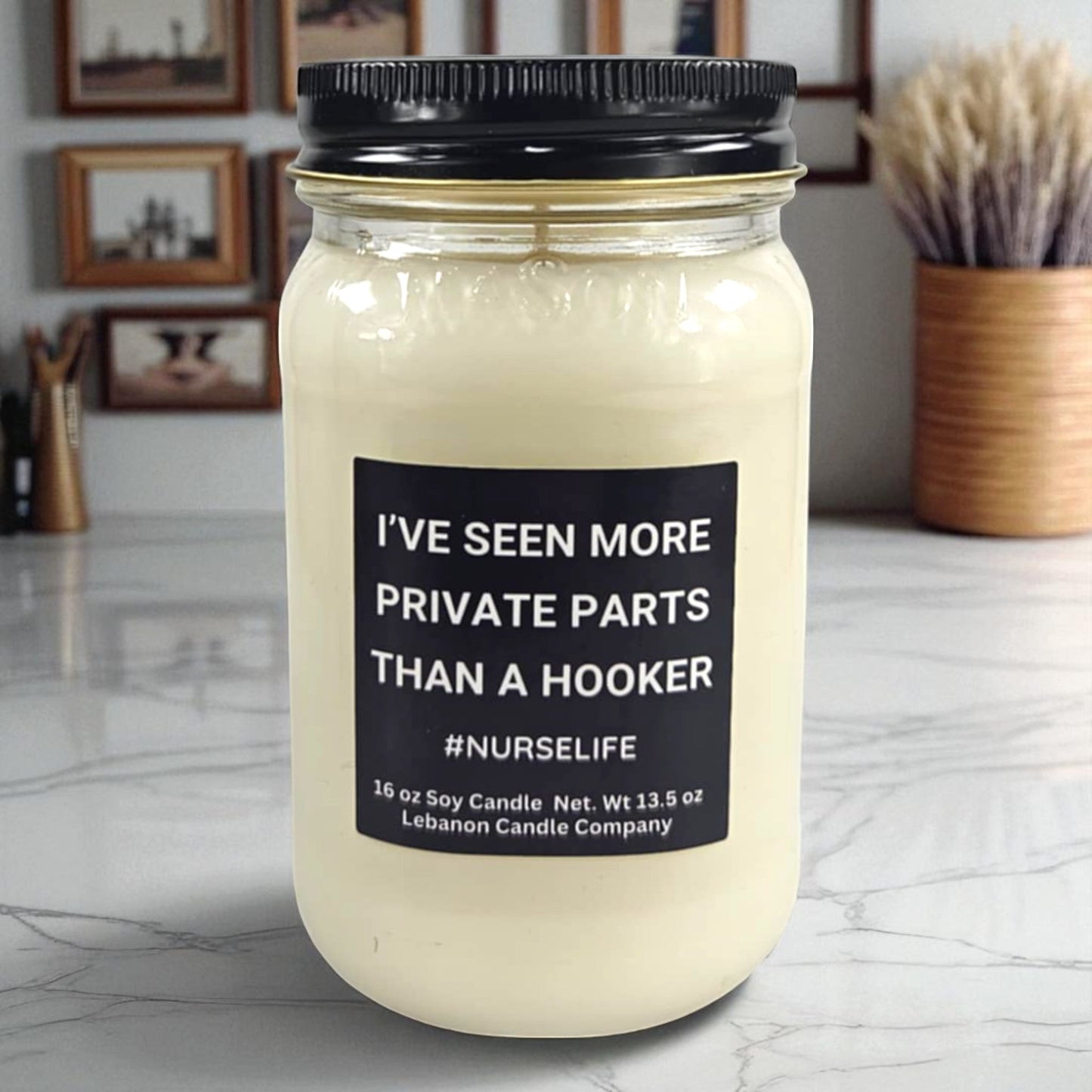 More Private Parts Than A Hooker Funny Nurse Candle
