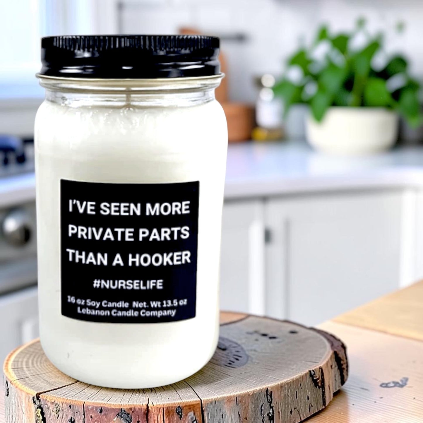 More Private Parts Than A Hooker Funny Nurse Candle