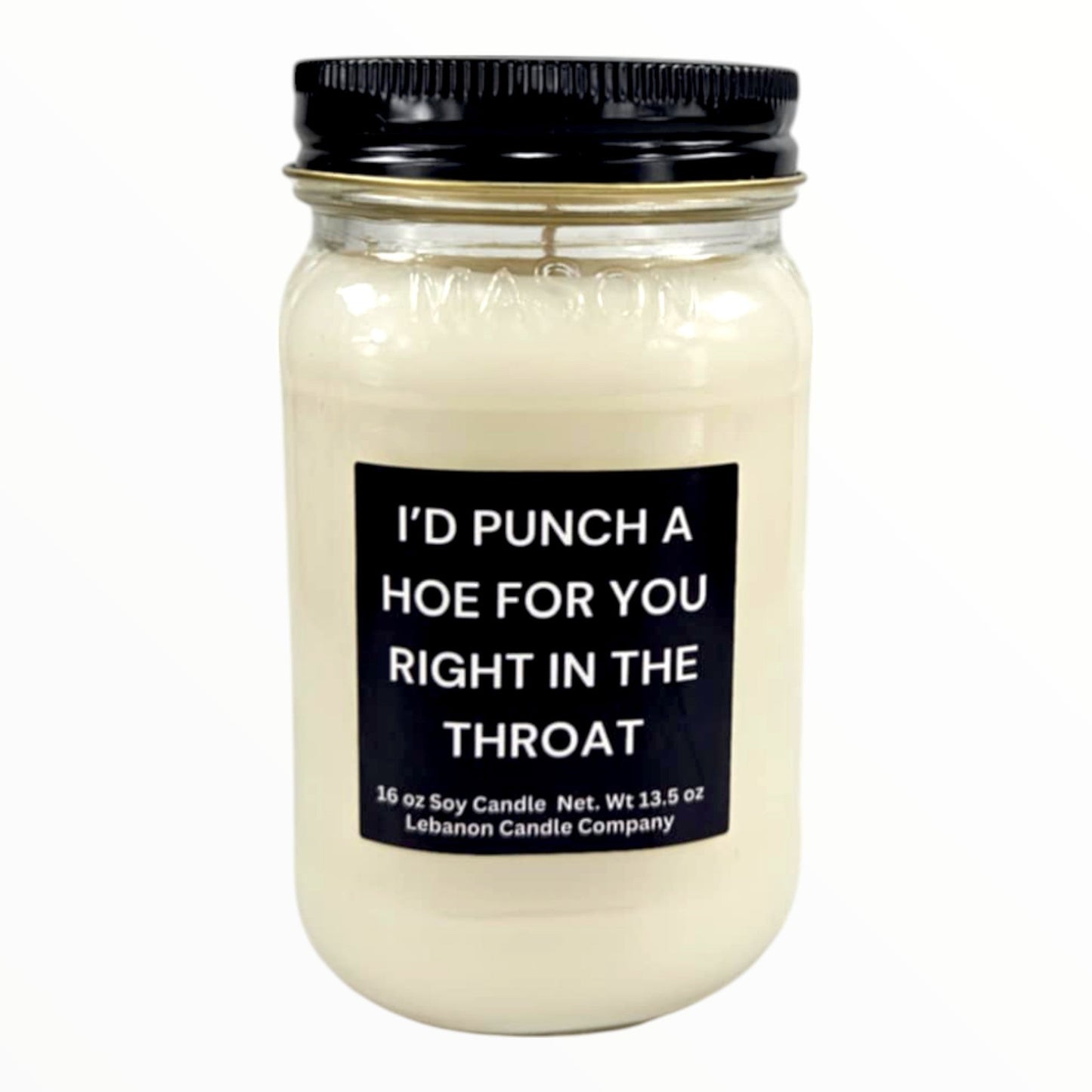 I'd Punch A Hoe For You Funny Best Friend Candle