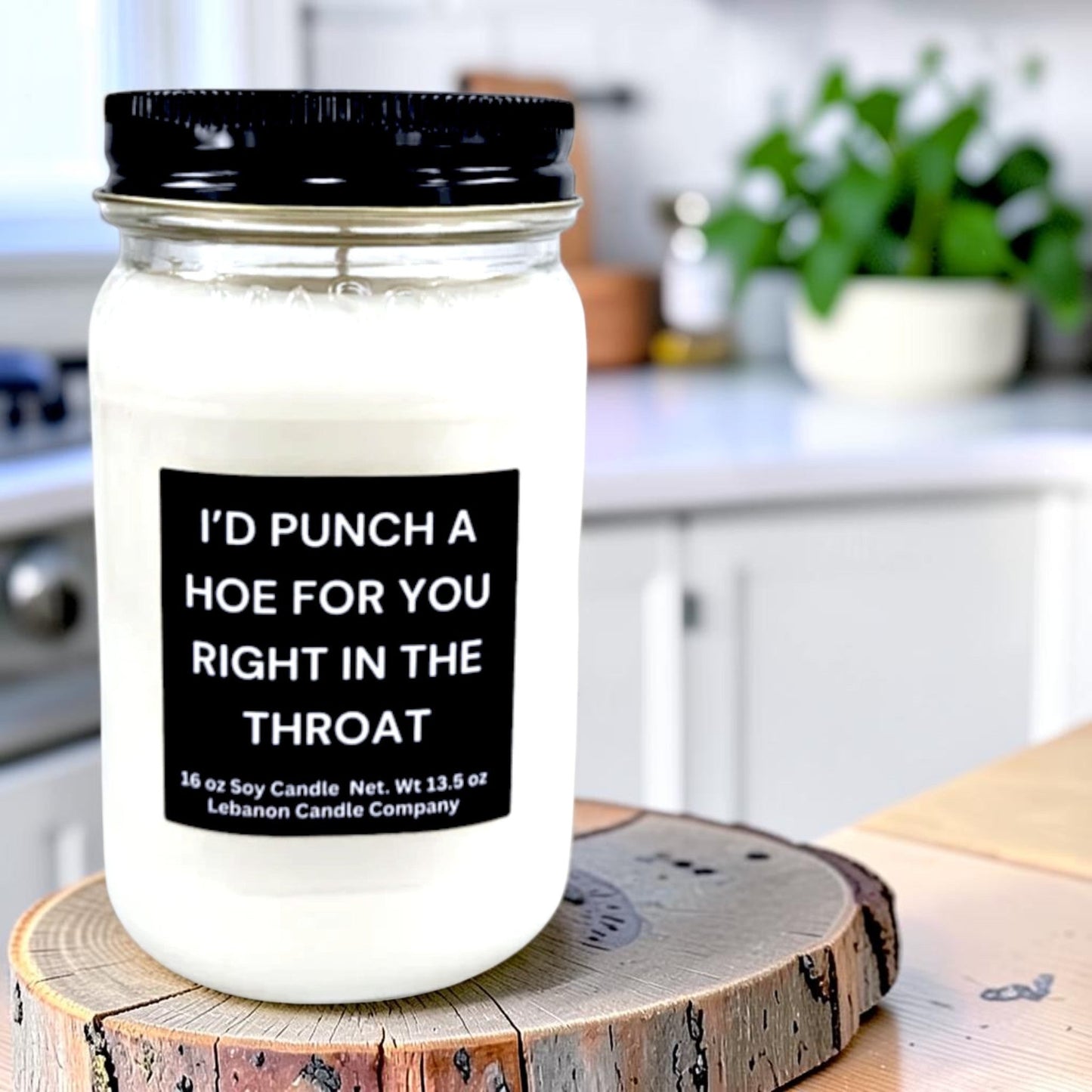 I'd Punch A Hoe For You Funny Best Friend Candle