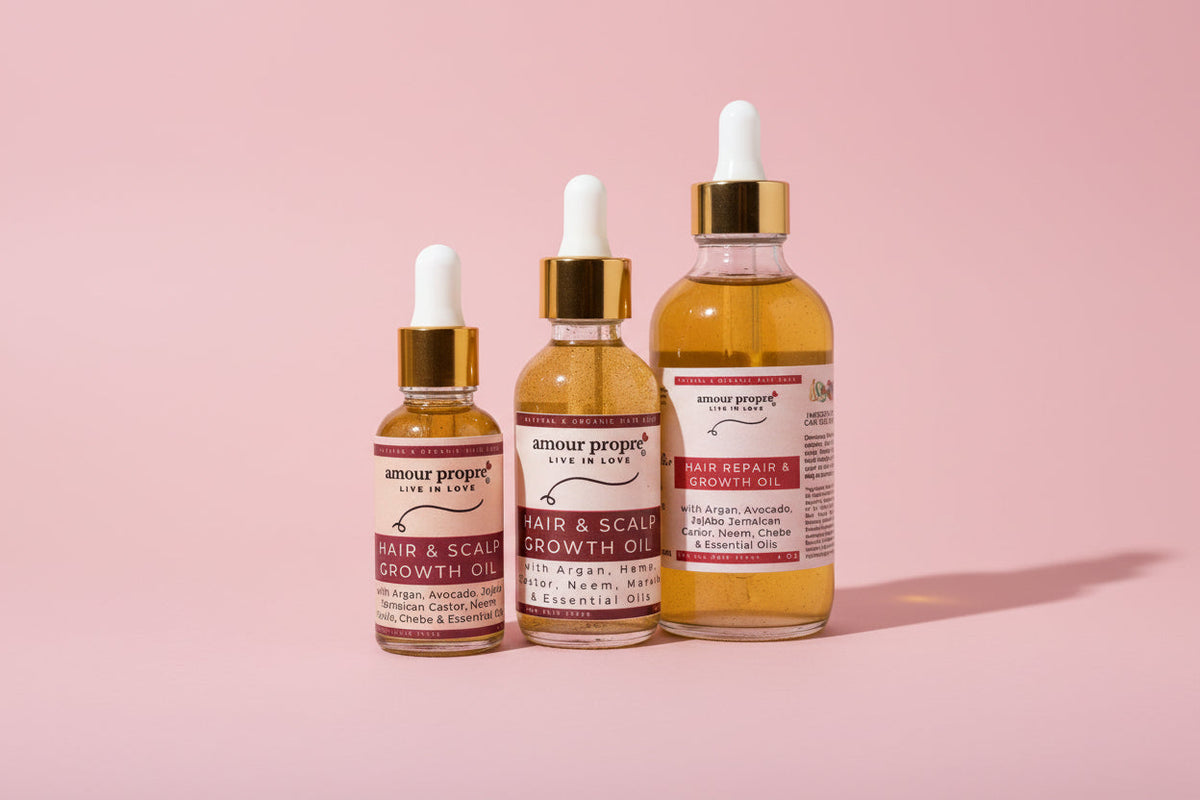 Organic Chebe Hair Growth Oil with Avocado and Argan Oils