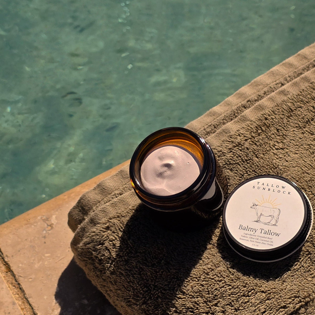 Natural Tallow Sunblock | Mineral SPF Protection | Balmy Tallow