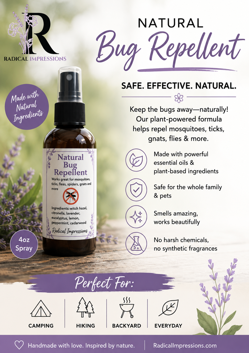 Natural Bug Repellant