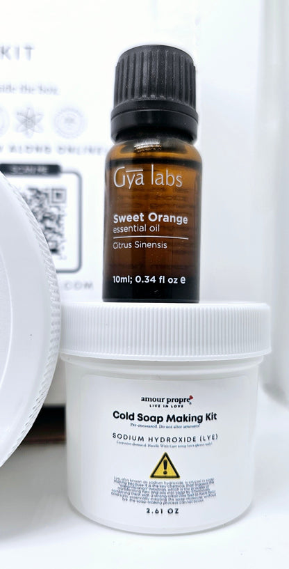 Amour Propre Cold Process Soap Making Kit | Create Your Own Luxurious Botanical Soap Bars!