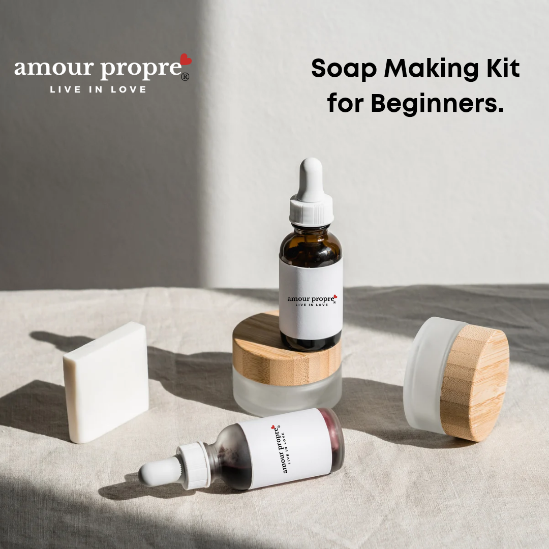 Amour Propre Cold Process Soap Making Kit | Create Your Own Luxurious Botanical Soap Bars!